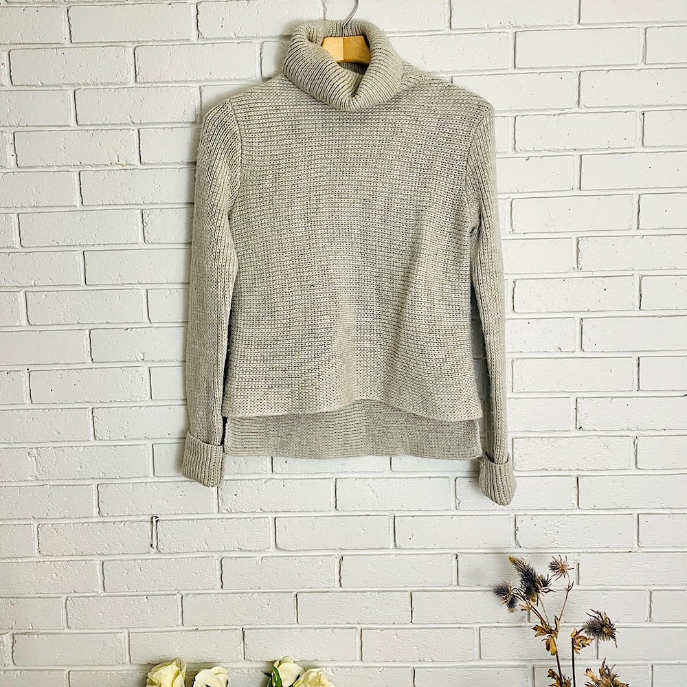 T by Alexander Wang cable-knit turtleneck sweater